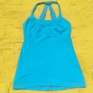 LuluLemon Aquamarine Built-in-Bra Tank
